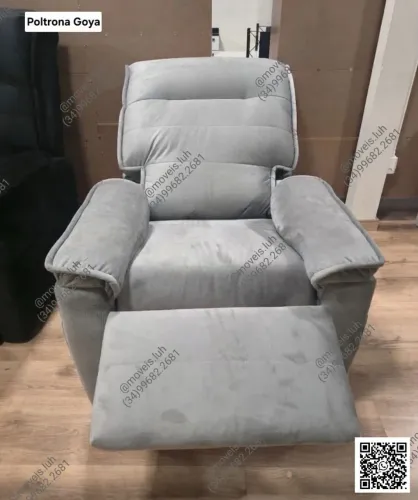 Poltrona reclinável Goya $1.399,00 A vista 12x 133,10 no cartão de crédito