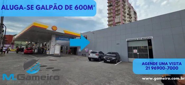 Imóvel para aluguel possui 600 metros quadrados em Engenho Novo - Rio de Janeiro - RJ
