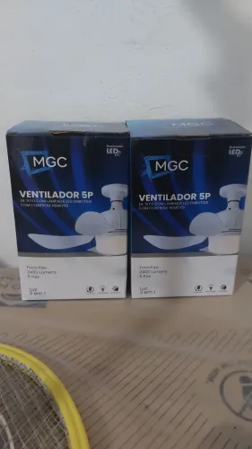 VENTILADOR DE TETO 5 PÁS + LED (OPORTUNIDADE - PREÇO PRA SAIR HOJE