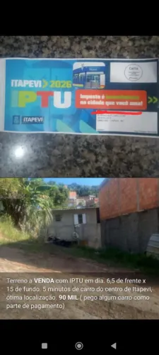 TERRENO PRÓXIMO AO CENTRO ITAPEVI 