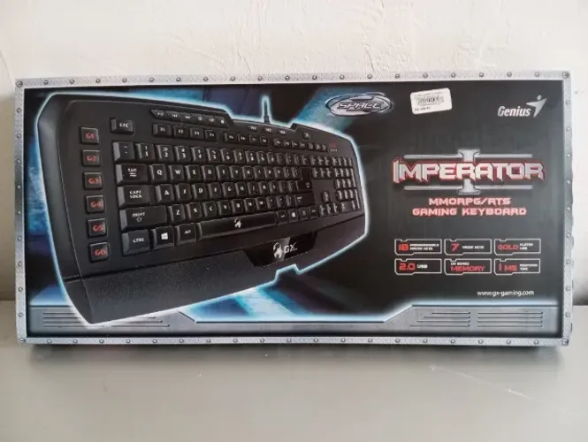 Teclado Gamer Genius Gx Imperator 18 macros 