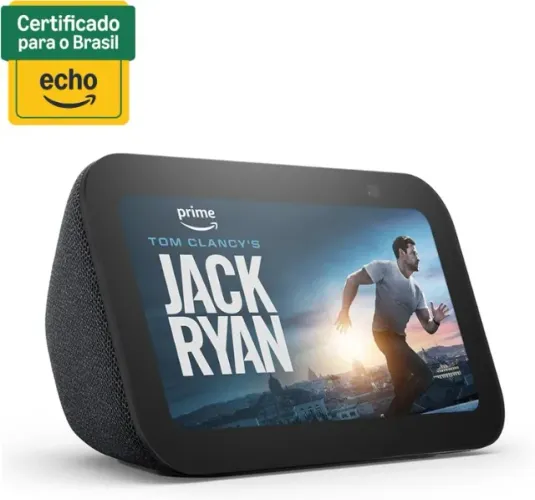 Echo Show 5 | Smart display c/ Alexa, graves mais potentes e som mais nítido - R$ 320,00