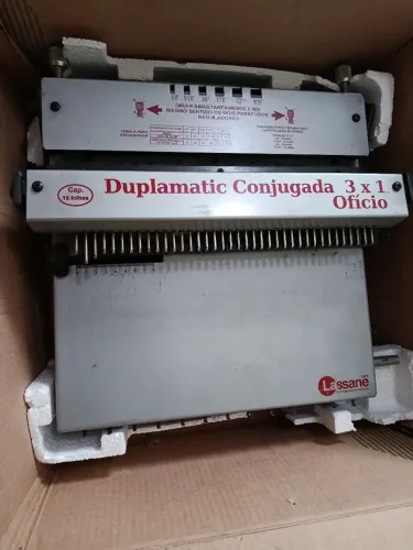 VENDO Encadernadora Lassane Duplamatic Conjugada 3×1 Ofício 