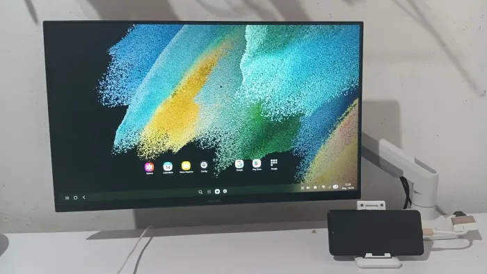 SETUP DEX S21 FE 5G + MONITOR E PERIFÉRICOS