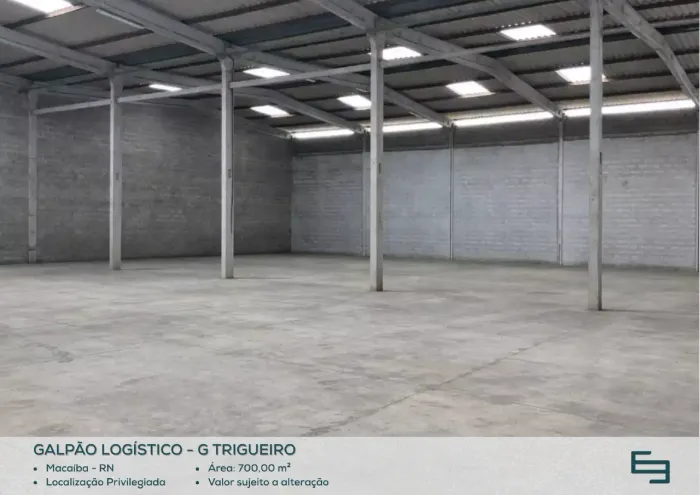 Galpão para alugar em Macaíba/RN com 1.250,00 m² em condomínio logístico