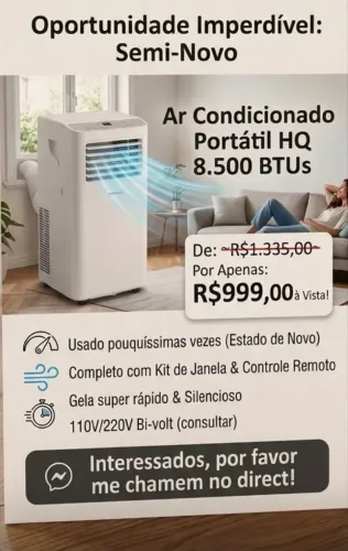 Ar condicionado portátil 