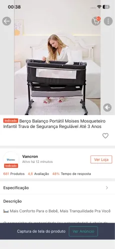 Berço Moises 