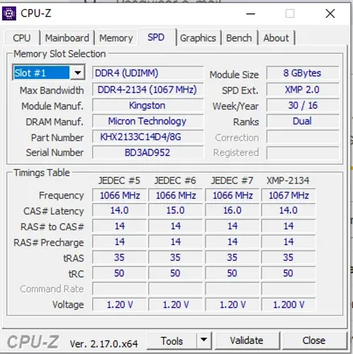 Memória RAM HyperX Fury 8GB DDR4