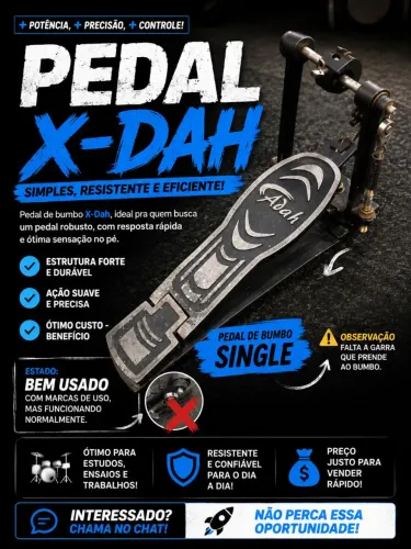 Pedal de bumbo.
