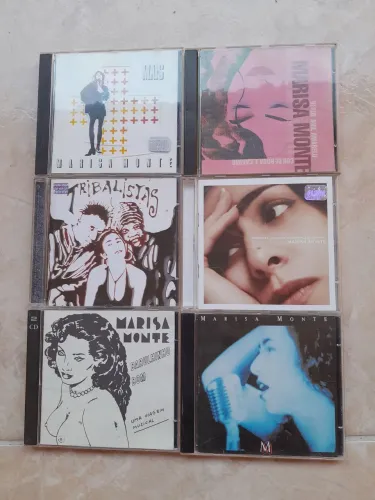 5 Cds Marisa Monte + 1 Cd Tribalistas - em ótimo estado