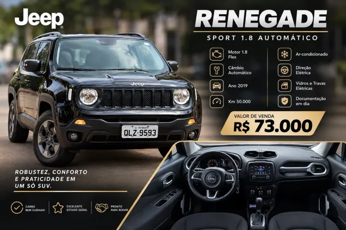 Jeep Renegade Sport 1.8 4X2 Flex 16V Aut. 2019