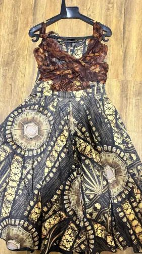 vestido estampado lezalez