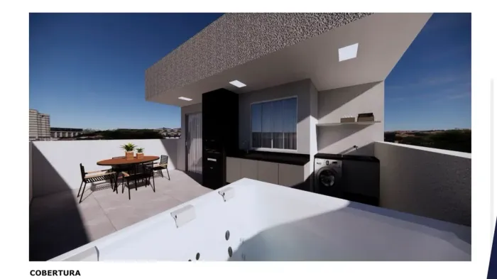 Apartamento de 2 quartos 2 banheiros 1 vaga