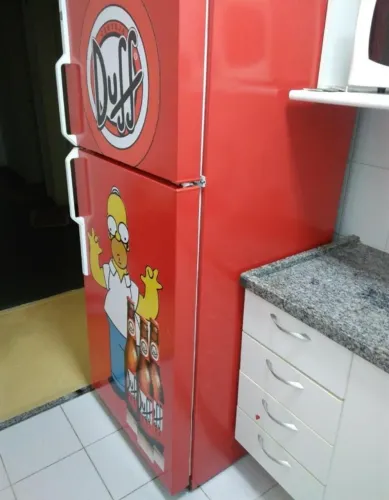 Envelopamento de geladeira (Personalizado)