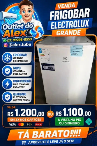 Frigobar 121 litros Novo Nunca usado