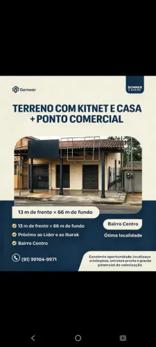 Casa com kitnet e ponto comercial
