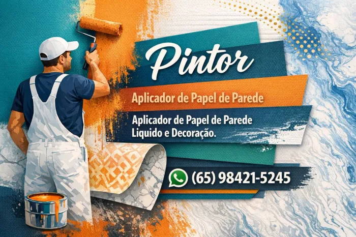 Pintor e Papel de parede 