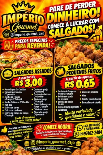 Revenda de salgados