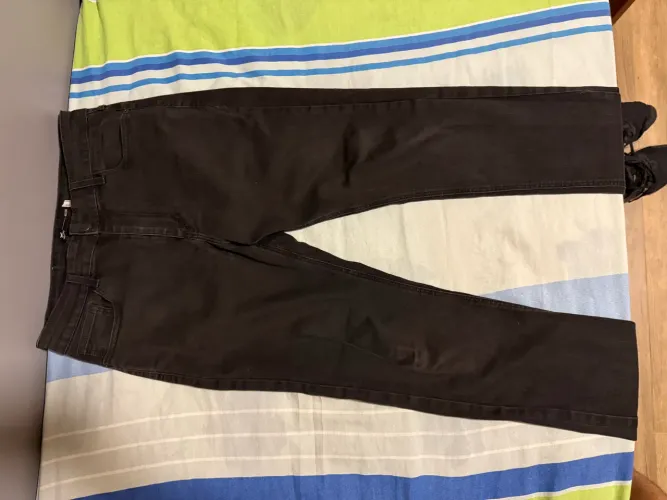 Calça Jeans Hering Preta Slim
