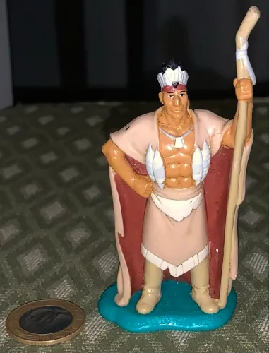 Chief Powhatan Pocahontas original Disney Applause 2013 raridade