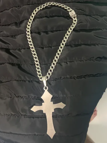 CORDÃO DE PRATA 200gm COM CRUCIFIXO 