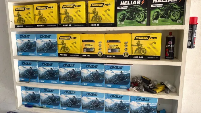 Bateria para moto Onbat a partir de $110,00