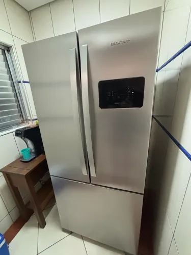 Geladeira Brastemp Frost Free French Door A+++ 554 litros Cor Inox - BRO85AK ? 110V