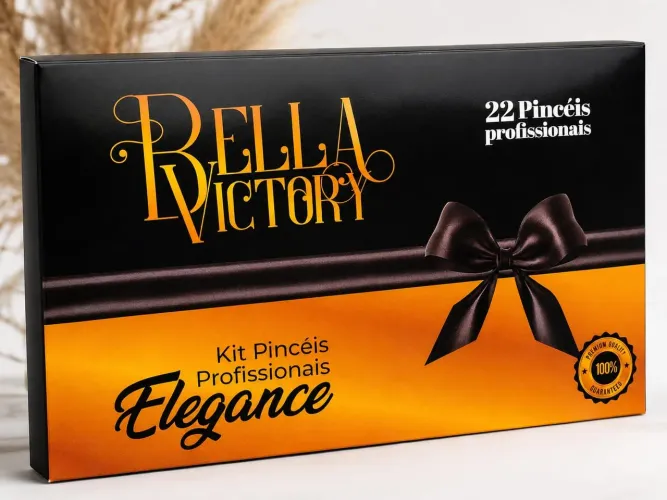 Vendo kit de pincéis profissionais, com 22 pinceis
