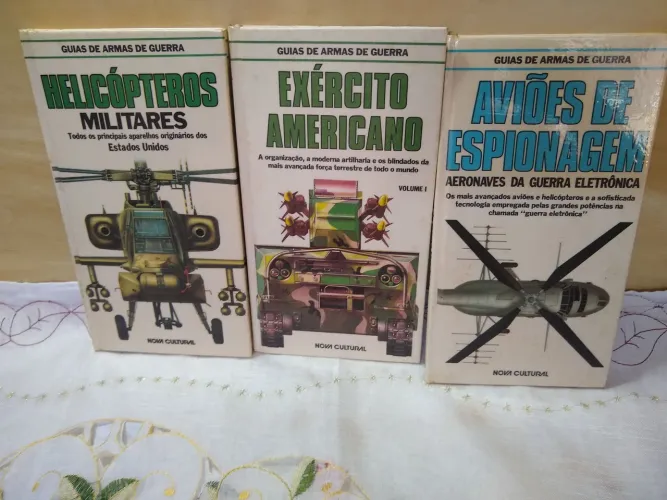 Armas de guerra / livros / lote ótimo estado 