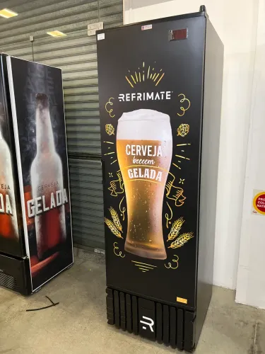 Cervejeira grande 570L chega até -7.5c Refrimate - pronta entrega