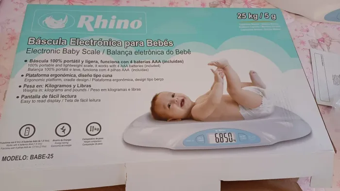 Balança digital pra bebê