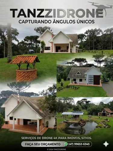 Fotos e vídeos com drone