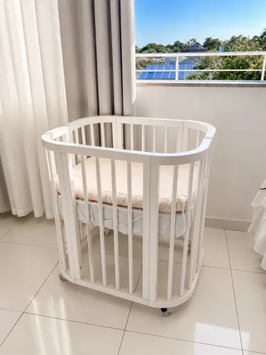 Berço que vira cama (nunca usado)