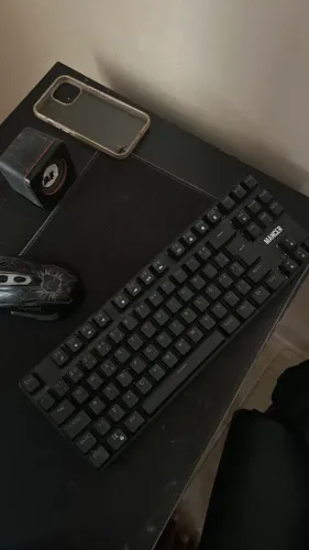 Teclado Mecânico Gamer RGB ? TKL Sem Borda, Funcionando Perfeito!