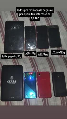 Vendo celulares e tablet pra retirada de peças