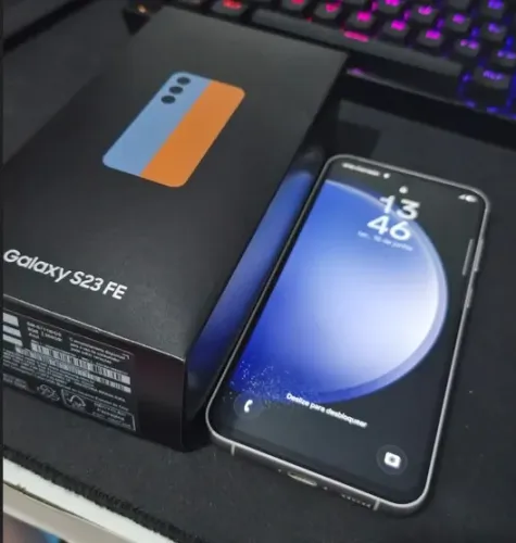 Celular Samsung s23 fe novissimo na caixa