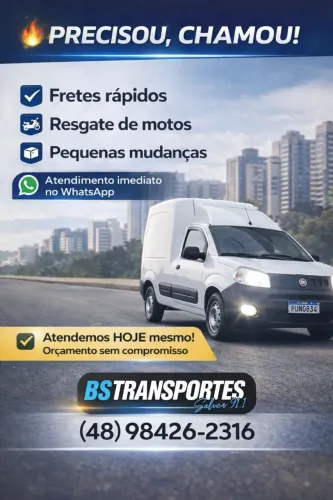 Frete em toda região de Florianópolis!!