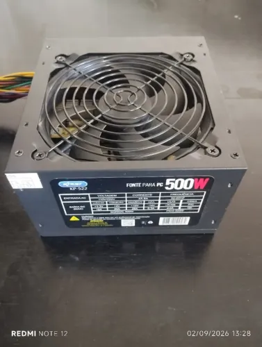 Fonte de 500w para jogos de pc