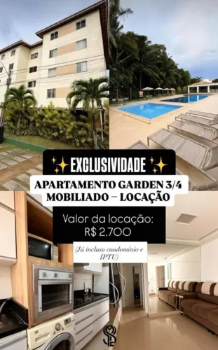 Reserva Park Abrantes Garden 3/4 Mobiliado Próximo Colégio Villa Bem Localizado Piscina