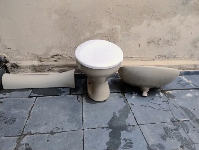 Conjunto para Banheiro com Pia e Vaso