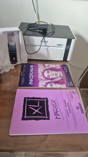 impressora m1120 papel mate papel inkdraw e tinta inkdraw 