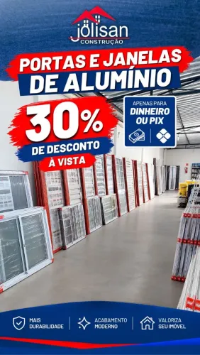 Portas e janelas de alumínio 