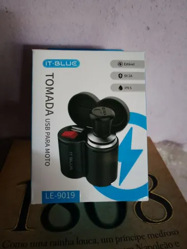 Tomada (Carregador) USB para Moto