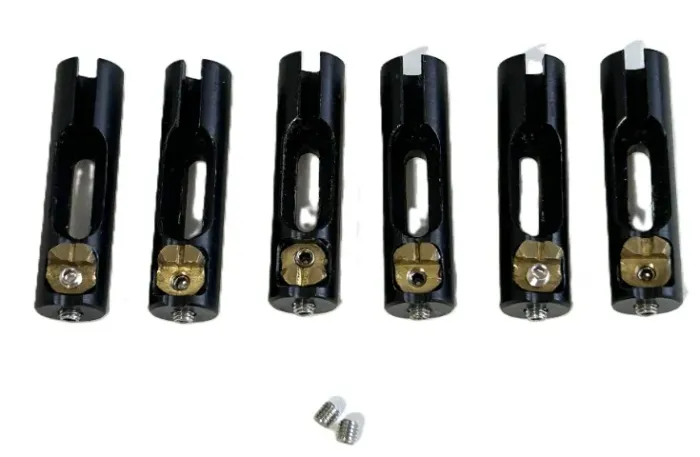 Novas peças de guitarra ponte selas guitarra elétrica Stratocaster Telecaster