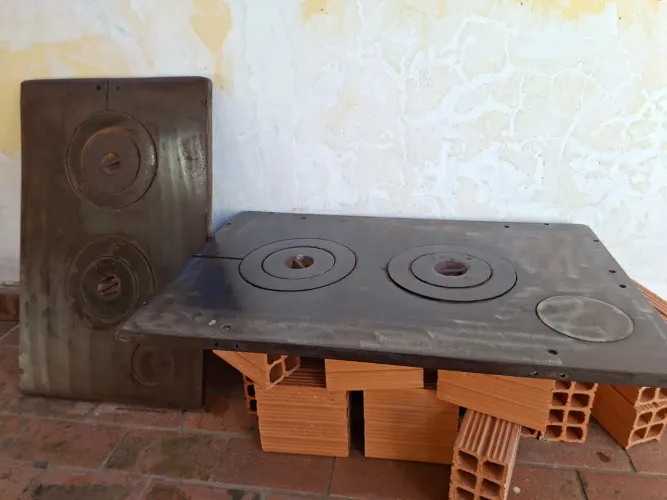 Chapa de fogão a lenha para fogão campeiro (cada)