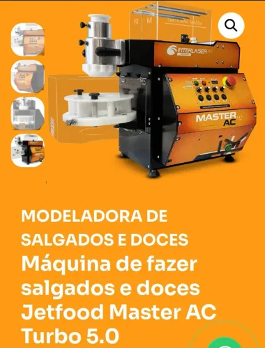 Interlaser Modeladora de Salgados e Doces