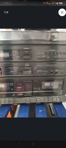 Aparelho de som com toca discos