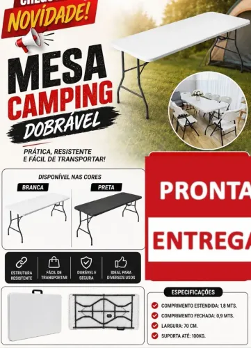 Mesa dobrável