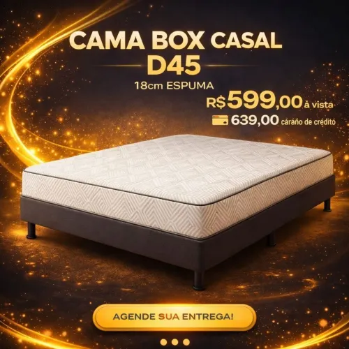 Camas Box Casal Acopladas D45