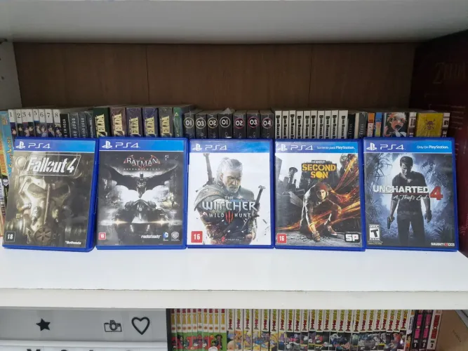 05 jogos de PS4 (Combo)